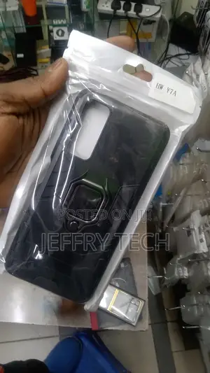 Huawei Y7a Shockproof Protective Case With Ring Kickstand An