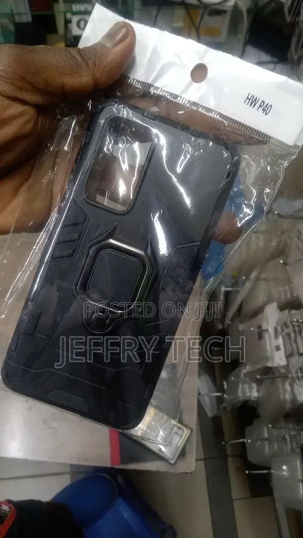 Huawei P40 Case, Dual Layer Tough Rugged Shockpoof Protectio