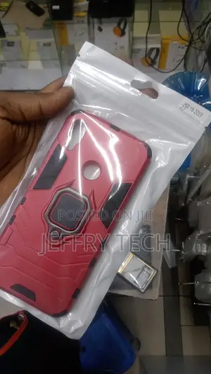 Hard PC Back Cover Case With Ring Holder for Huawei Y6 2019