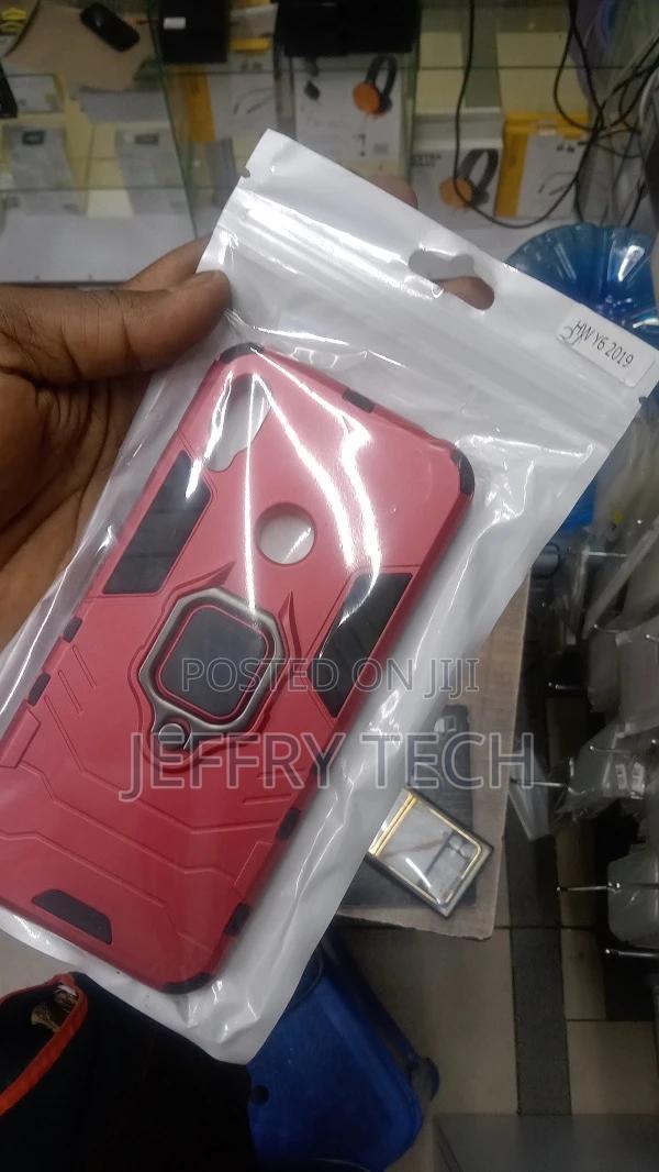 Hard PC Back Cover Case With Ring Holder for Huawei Y6 2019 - thumbnail 3