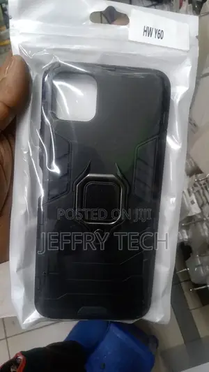 Rappid Rugged Cover Protective Case + Ring for Huawei Y60