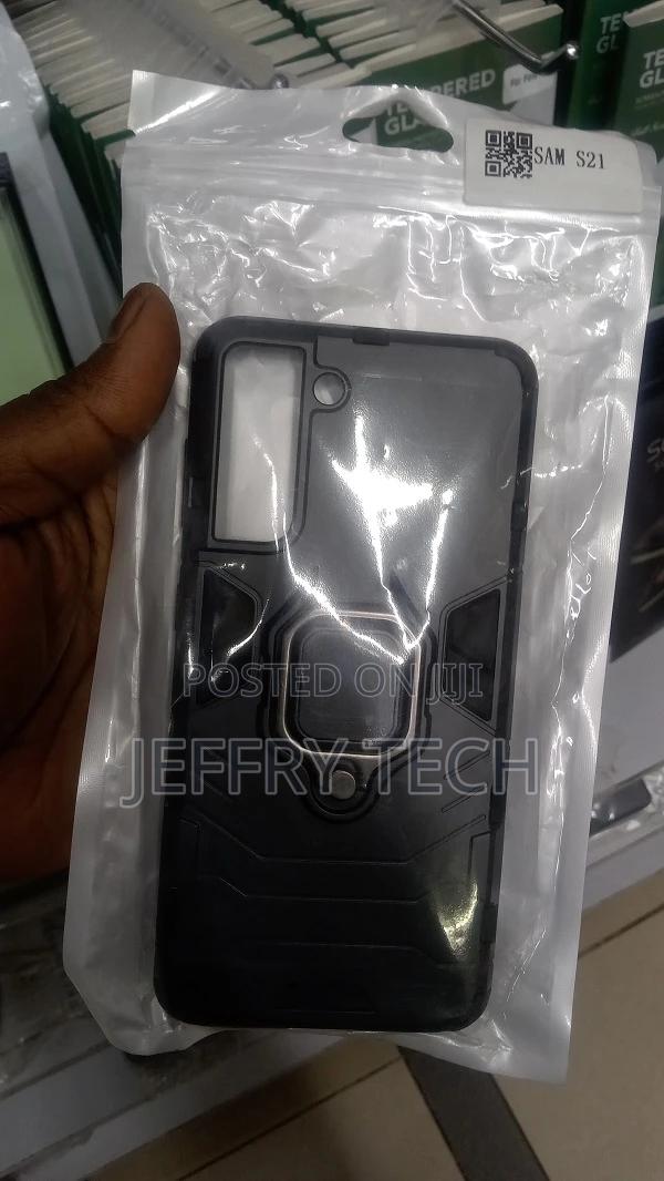 Samsung Galaxy S21 Slim Tough Armor Shockproof Case With Ri - main view