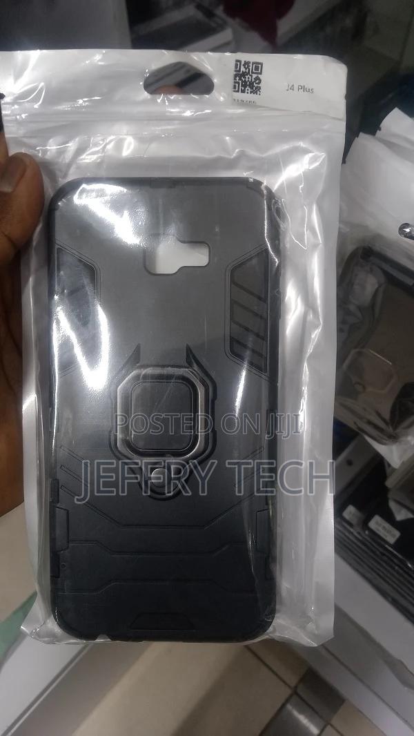 Galaxy J4 Plus Case Iron Man Design 2 in 1 Hybrid Heavy Duty