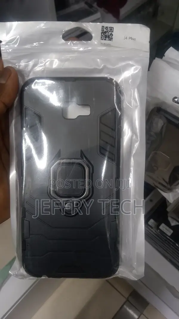 Galaxy J4 Plus Case Iron Man Design 2 in 1 Hybrid Heavy Duty