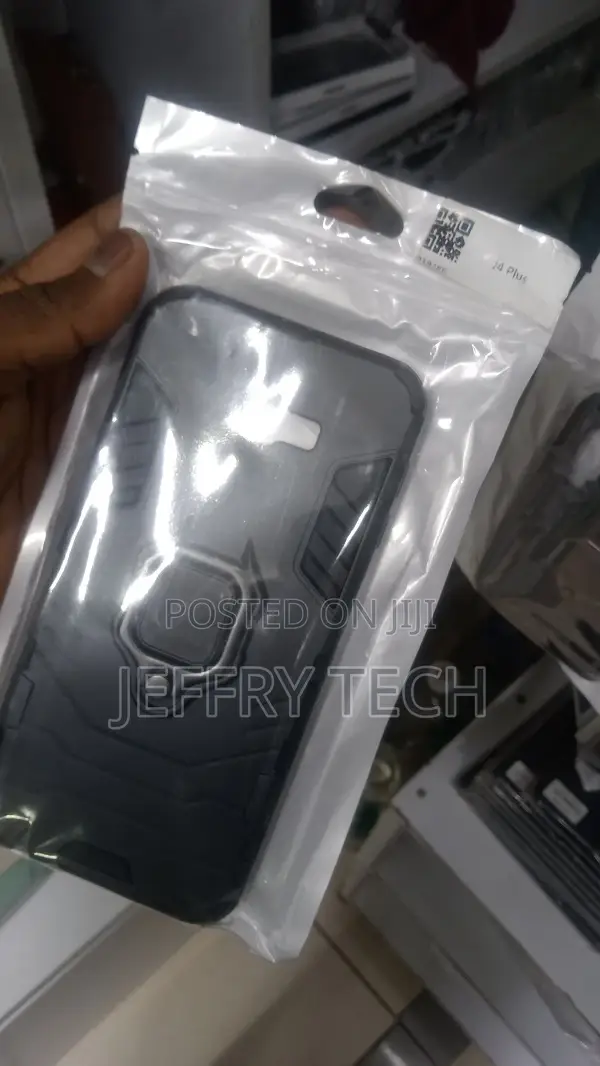 Galaxy J4 Plus Case Iron Man Design 2 in 1 Hybrid Heavy Duty
