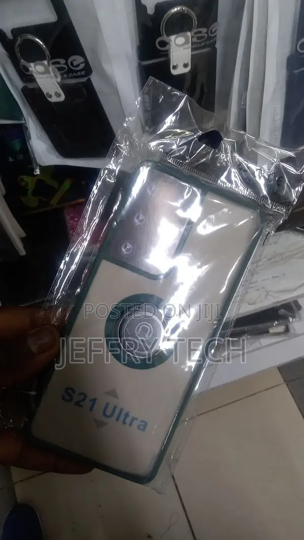 Samsung Galaxy S21 Ultra (6.8") Phone Case Hybrid PC TPU Wit