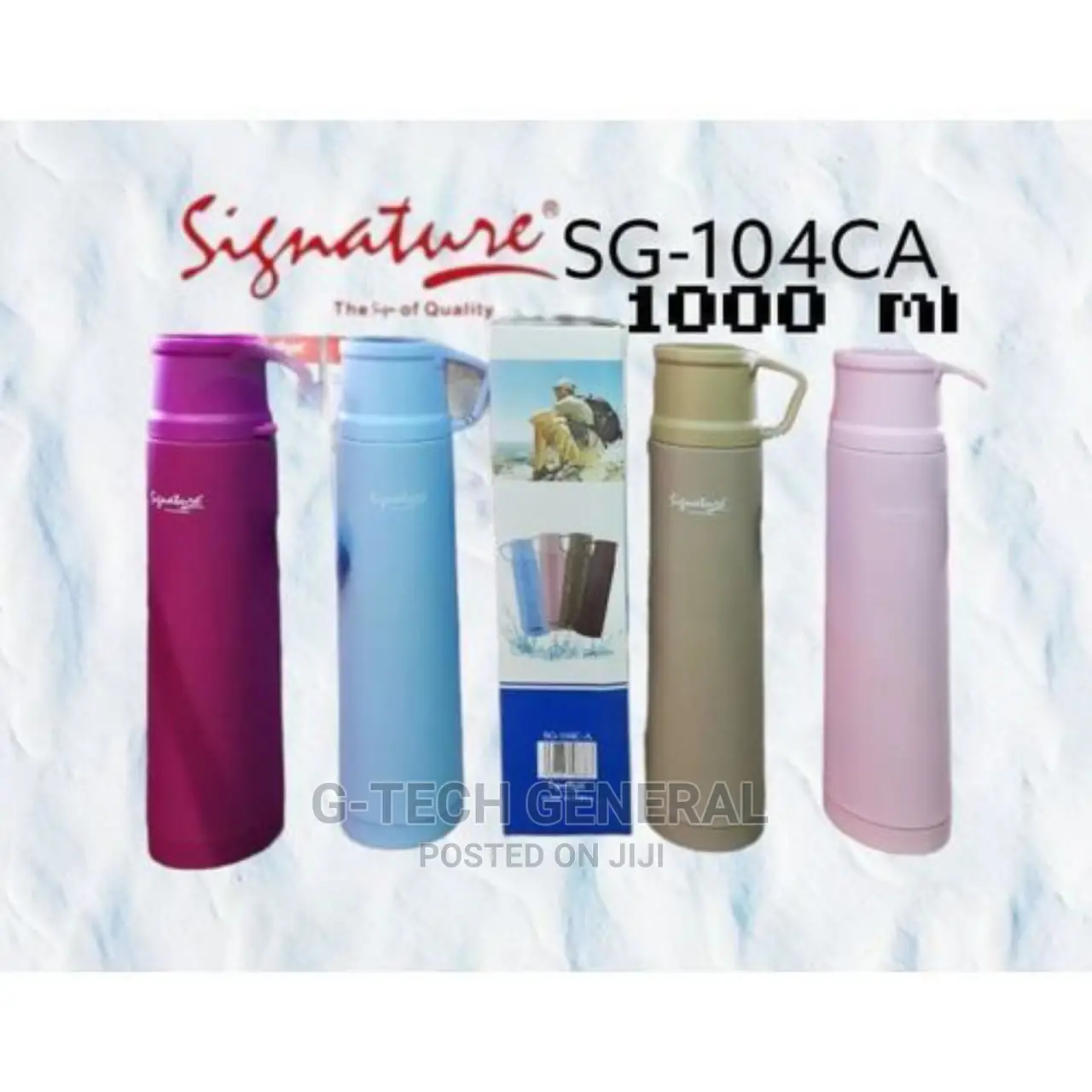 Signature 1L Stainless Steel Unbreakable Vacuum Flask