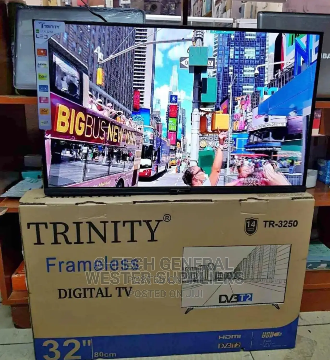 TRINITY 32 Inches HD LED Digital TV Inbuilt Decoder.