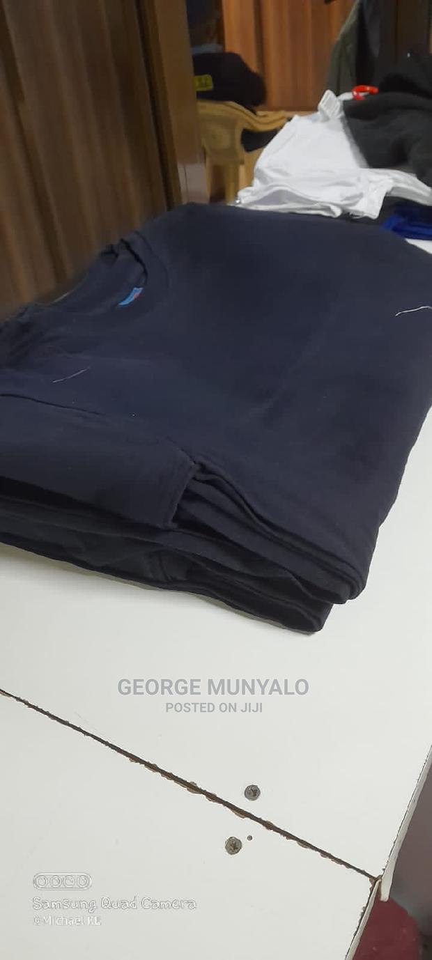 Plain Round Neck T-shirts - main view