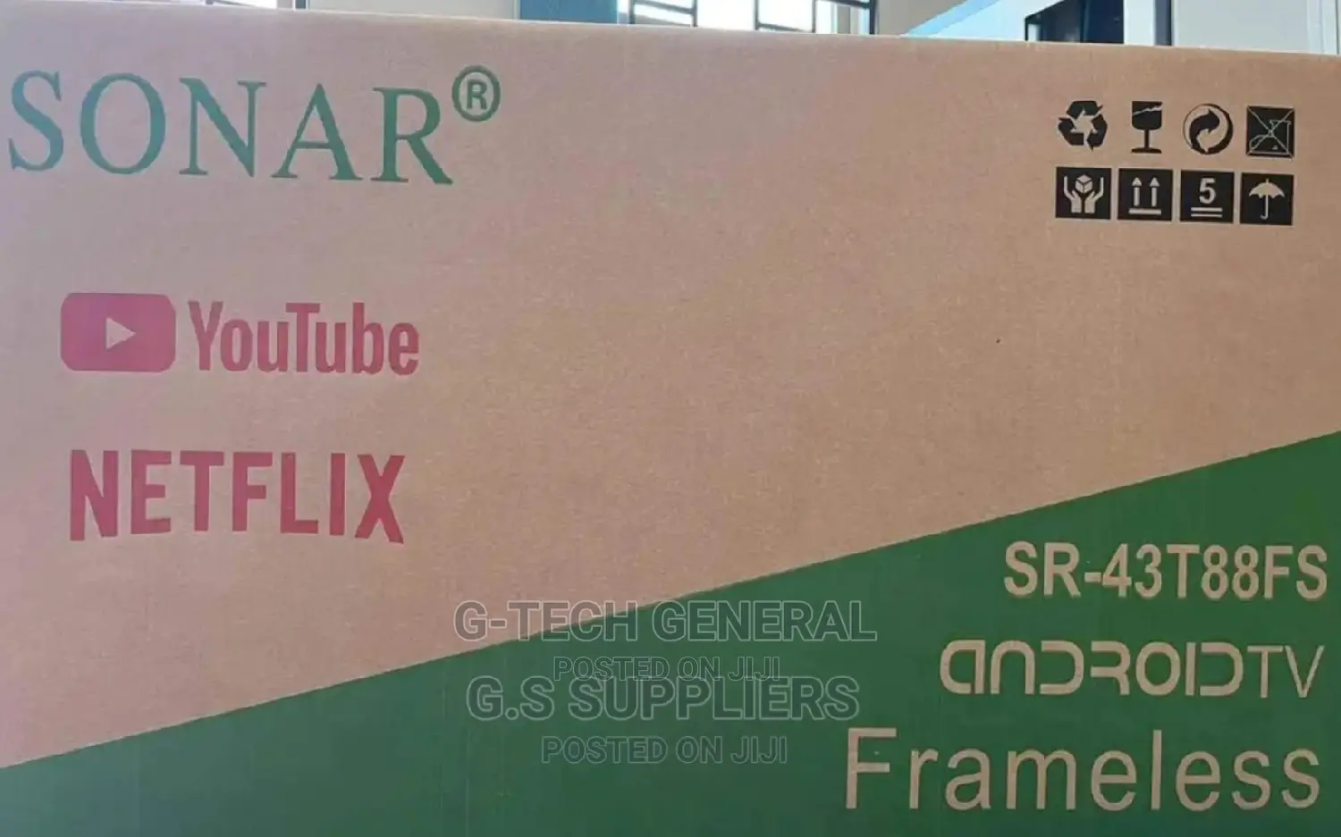 Brand New Sonar SR43T81FS,43 Inch Smartandroid TV