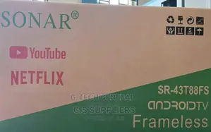 Brand New Sonar SR43T81FS,43 Inch Smartandroid TV