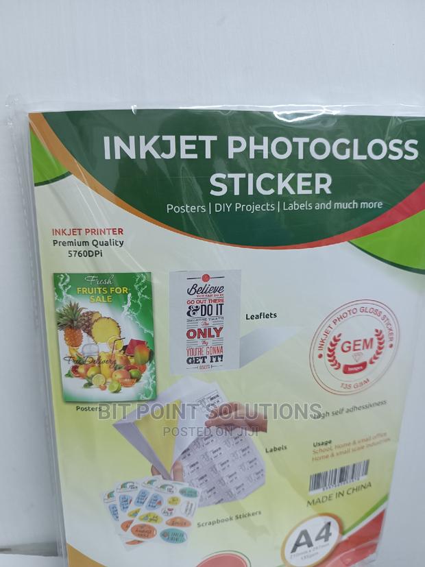 Inkjet Photogloss Paper - main view
