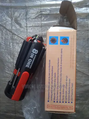 8 in 1 Multipurpose Screwdriver With LED Flashlight