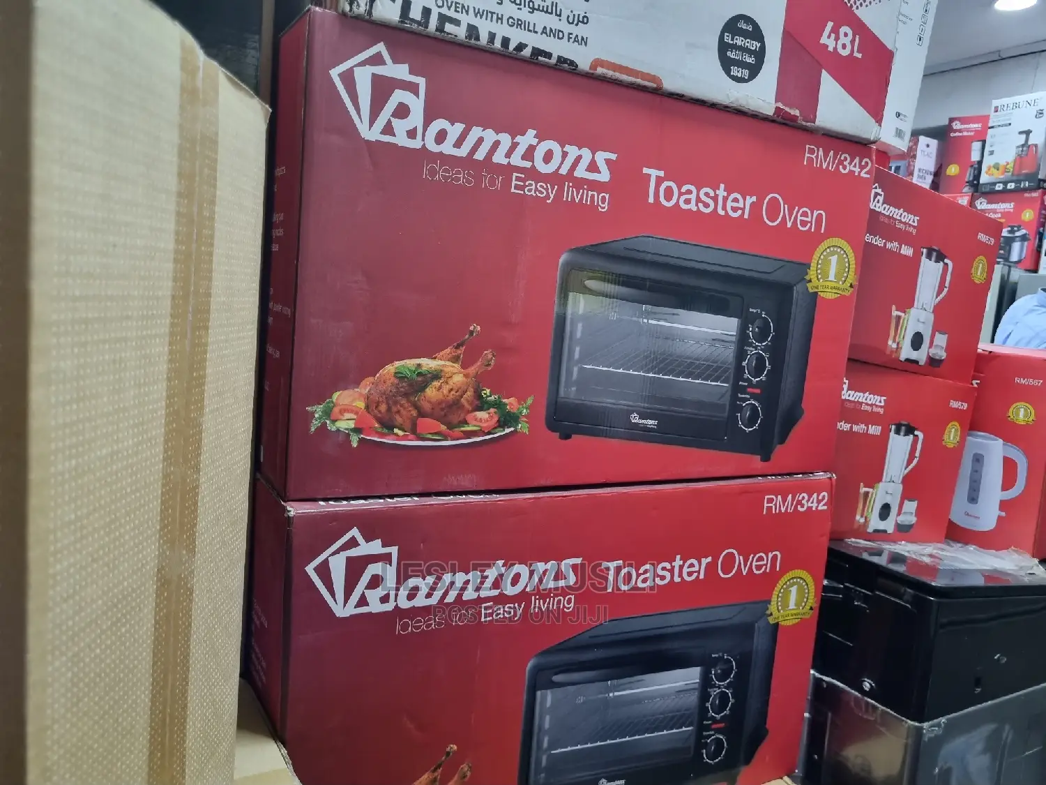 Ramtons RM/342 - 32L Full Size Oven Toaster - 2100W - Black