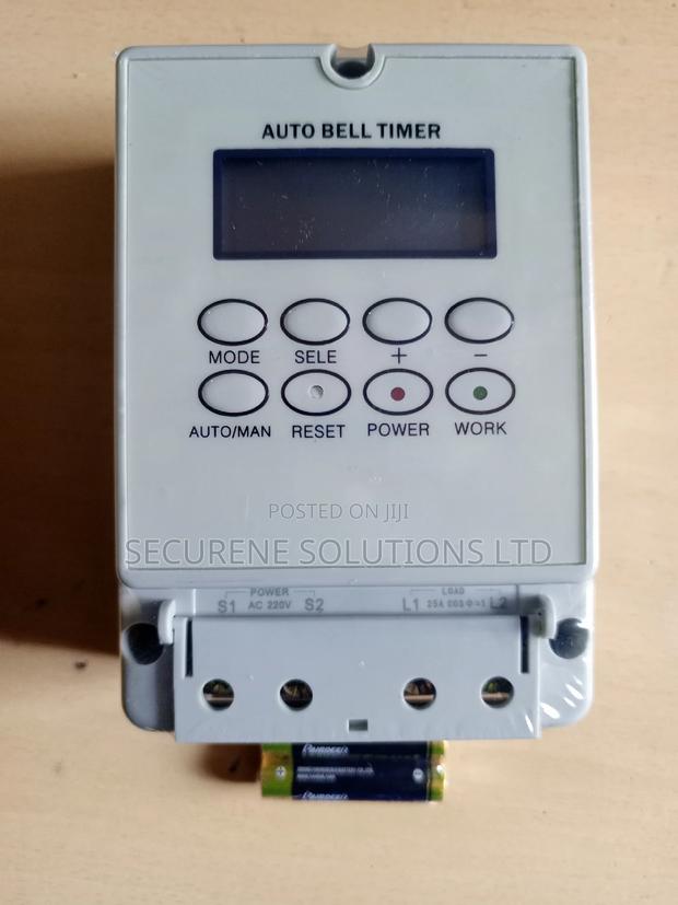 Digital School Bell Timer Switch Auto Bell Ring 80 Schedules