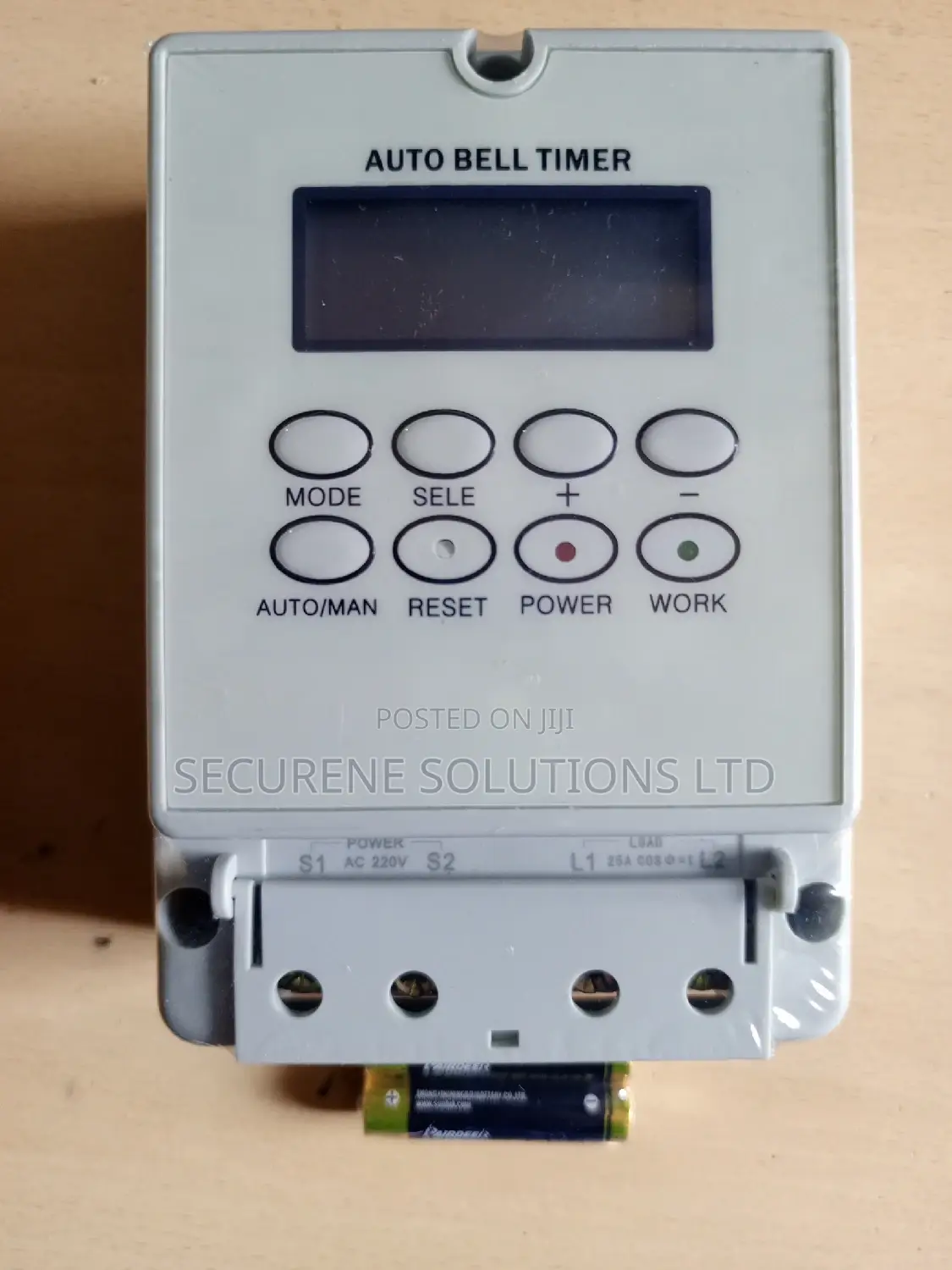 Digital School Bell Timer Switch Auto Bell Ring 80 Schedules