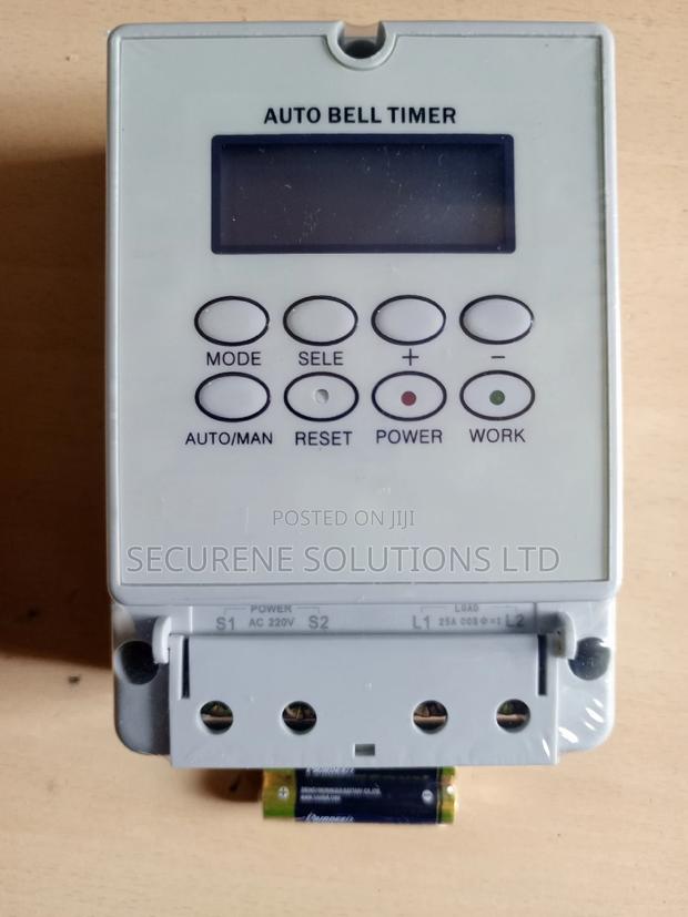 Digital School Bell Timer Switch Auto Bell Ring 80 Schedules - thumbnail 6