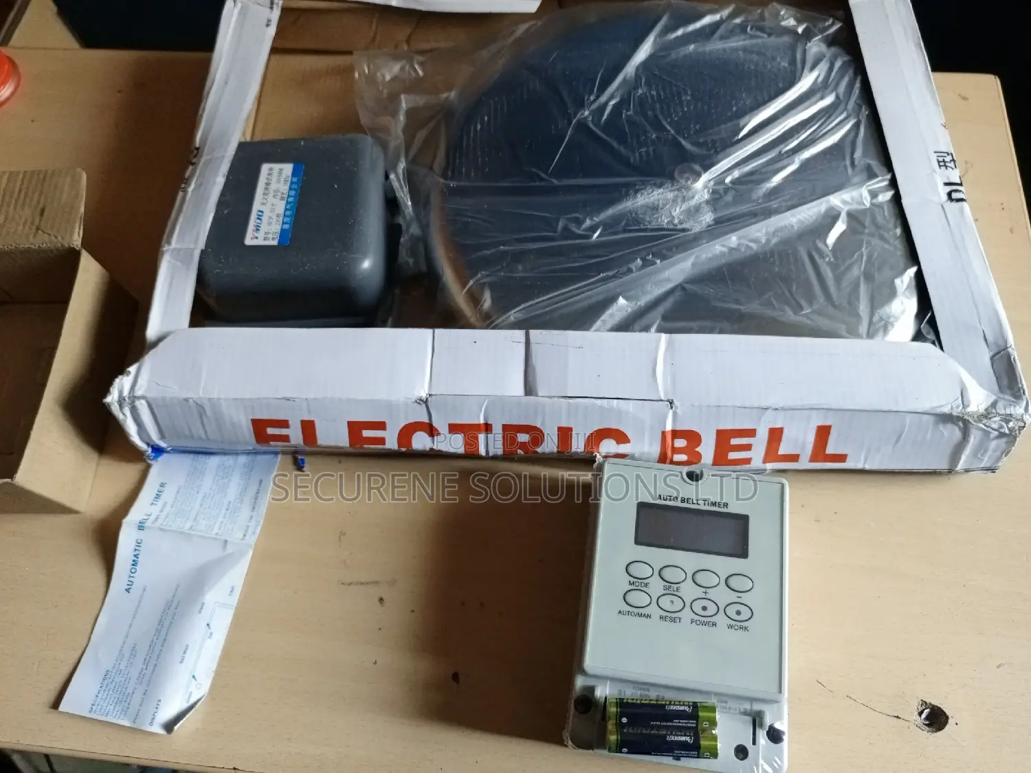 Digital School Bell Timer Switch Auto Bell Ring 80 Schedules