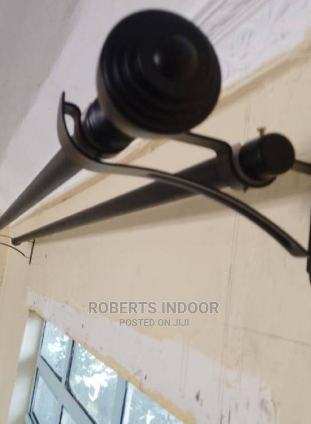 Powder Coated and Durable Curtain Rods