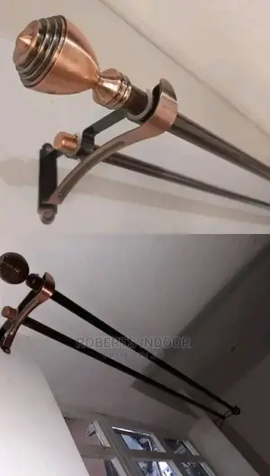 Powder Coated and Durable Curtain Rods
