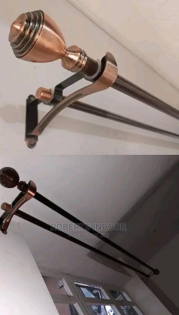 Powder Coated and Durable Curtain Rods - thumbnail 2
