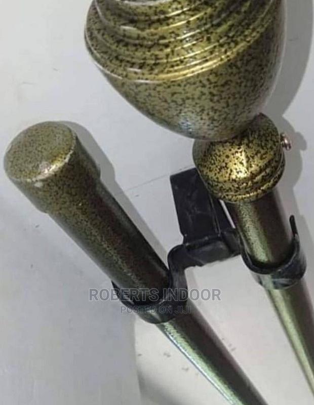 Jua Kali Rods That Hold the Heaviest Curtains