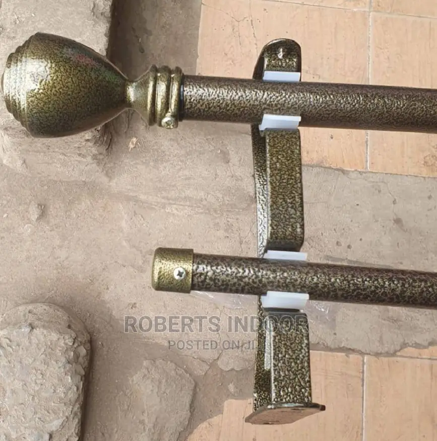 Jua Kali Rods That Hold the Heaviest Curtains