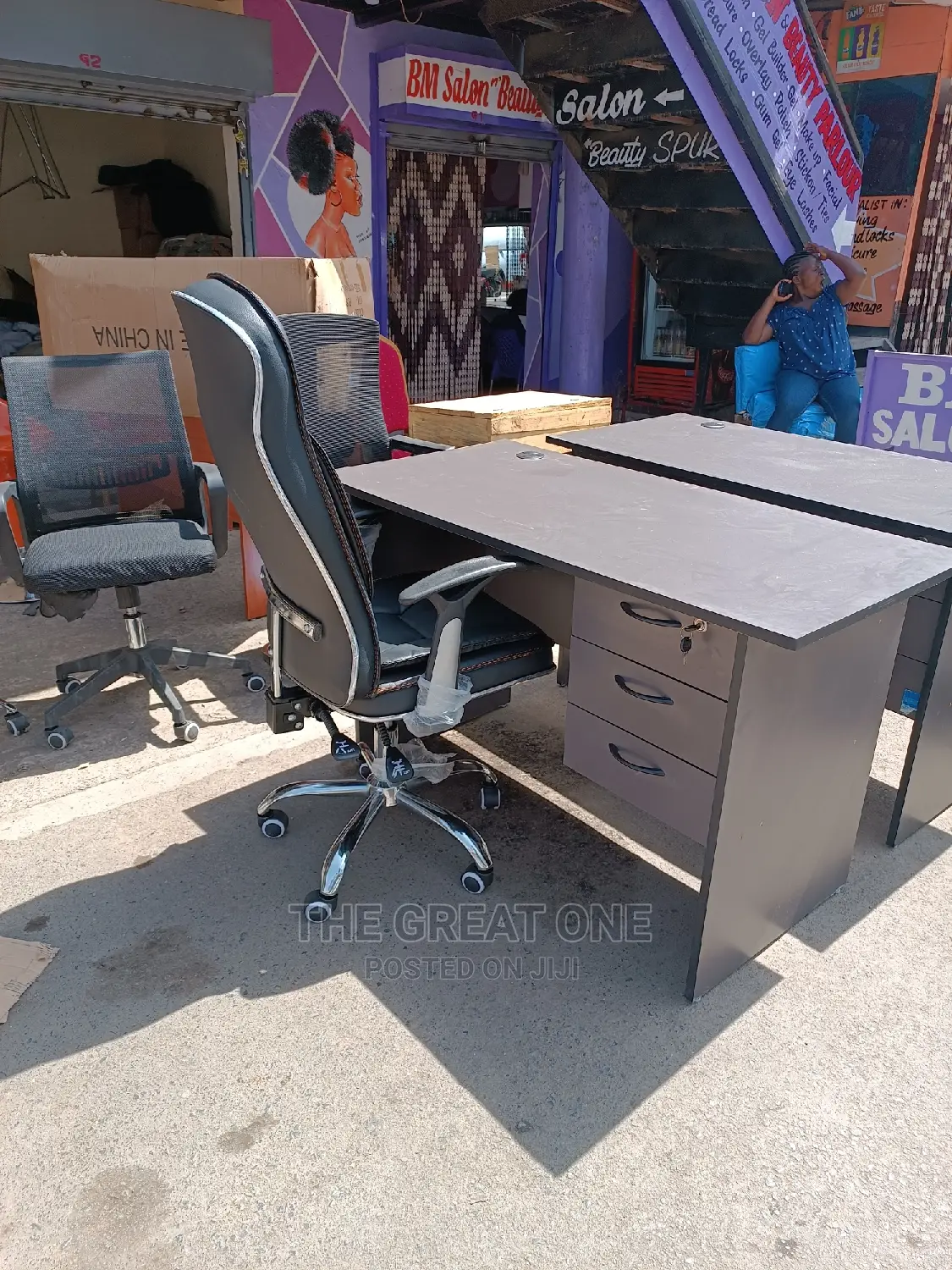 Office Desk and Chair (Brand New Arrived)
