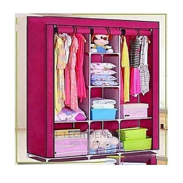 Generic 3-Column Wooden Wardrobe - main view