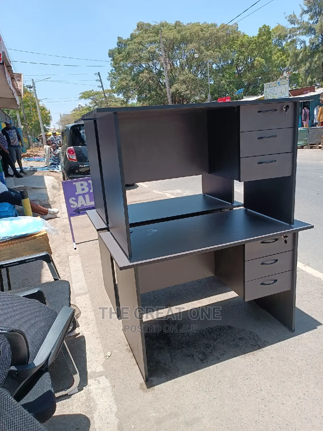 Office Desk(Dark Grey)