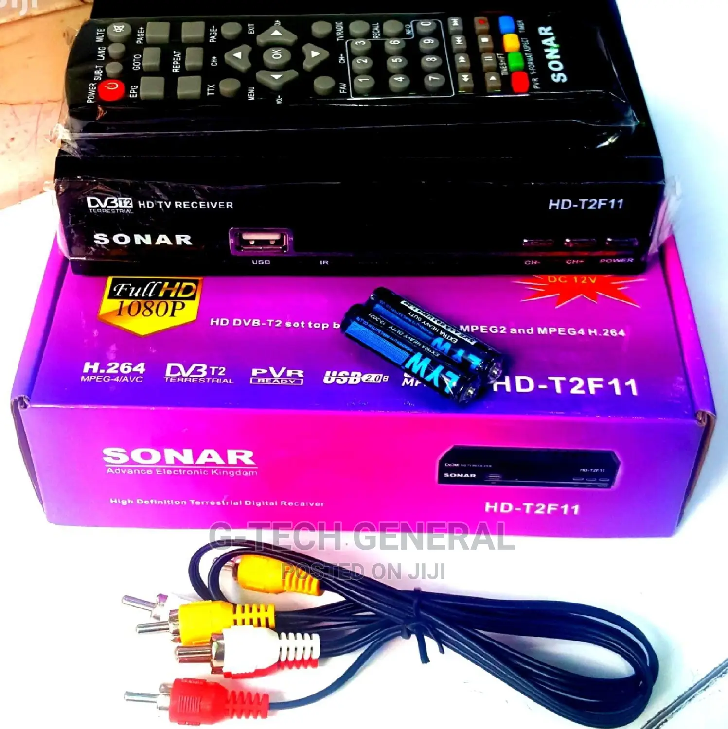 Sonar 1080P Full HD Free to Air Digital Set Box Decoder