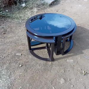 Round Wooden Coffee Table
