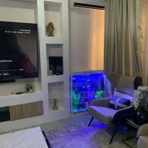 Corner Aquarium Infront of Sitting Room