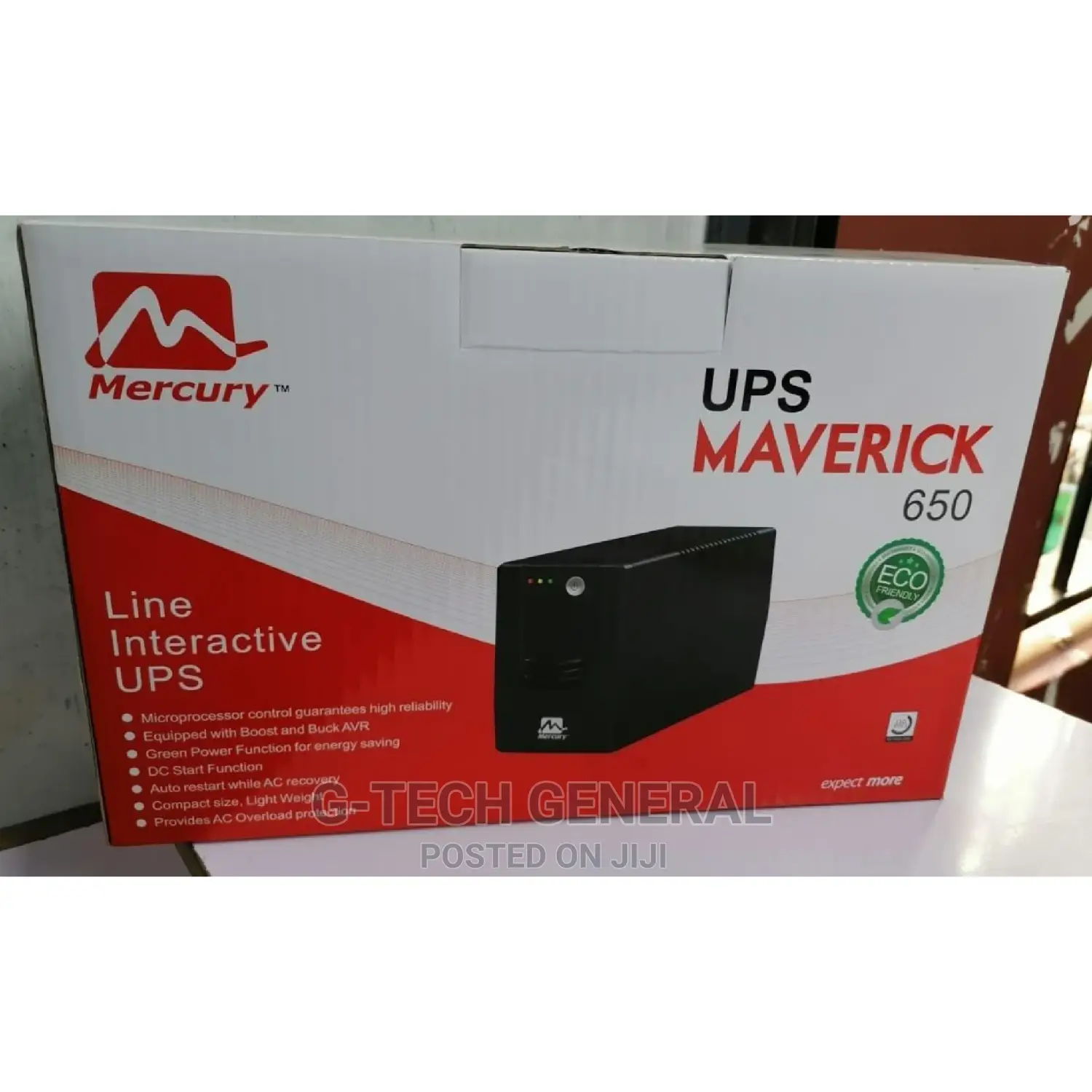 Brand New Mercury Maverick 650VA Line Interactive Ups.