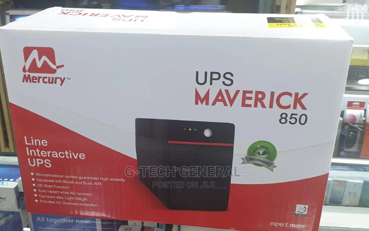 Brand New Mercury Maverick 850VA Line Interactive Ups.
