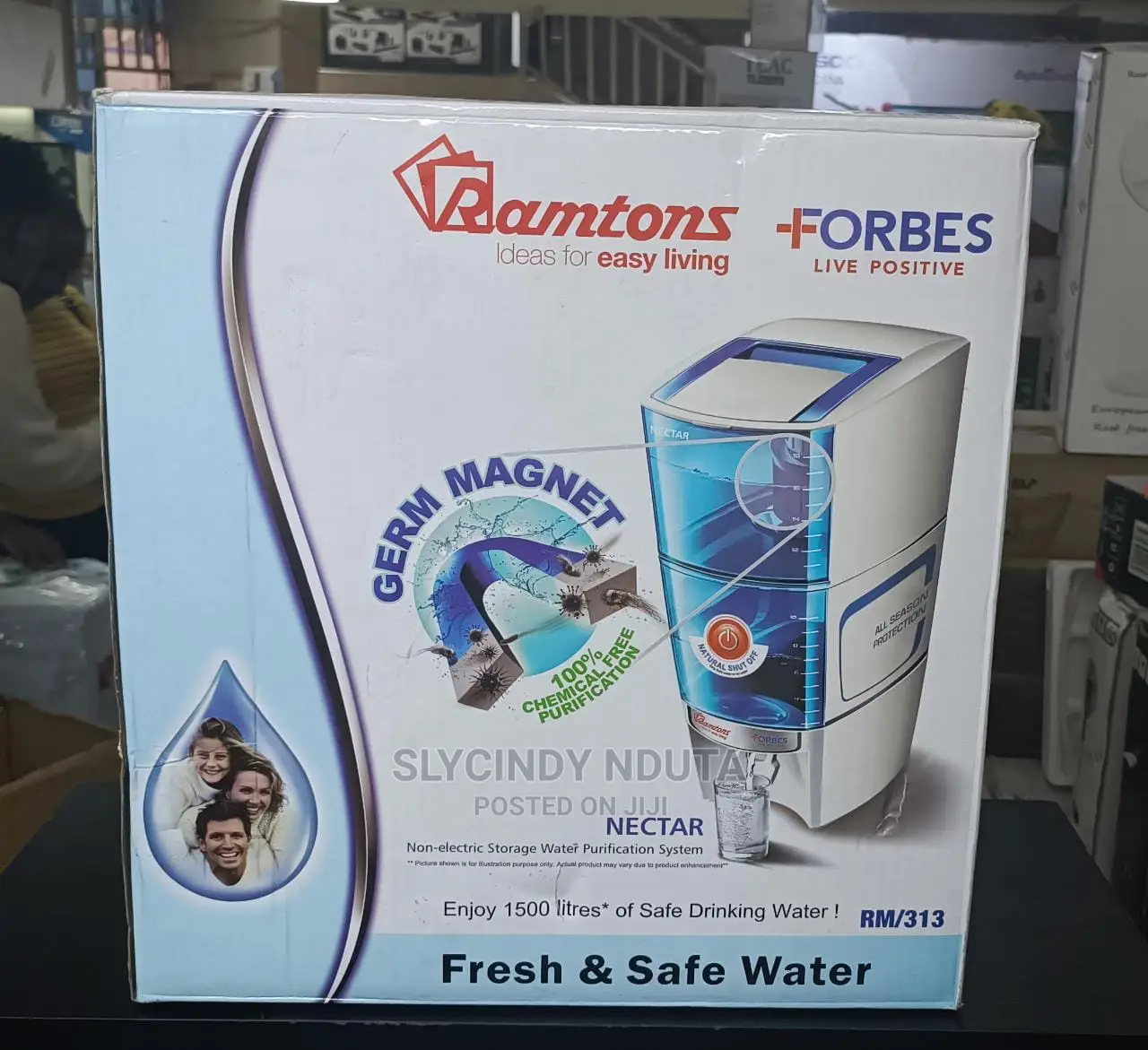 Forbes Nectar 1500 Litres Water Purifier (RM/313)