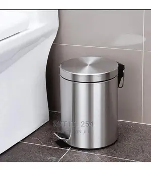 8 Liters Stainless Steel Pedal Dustbin