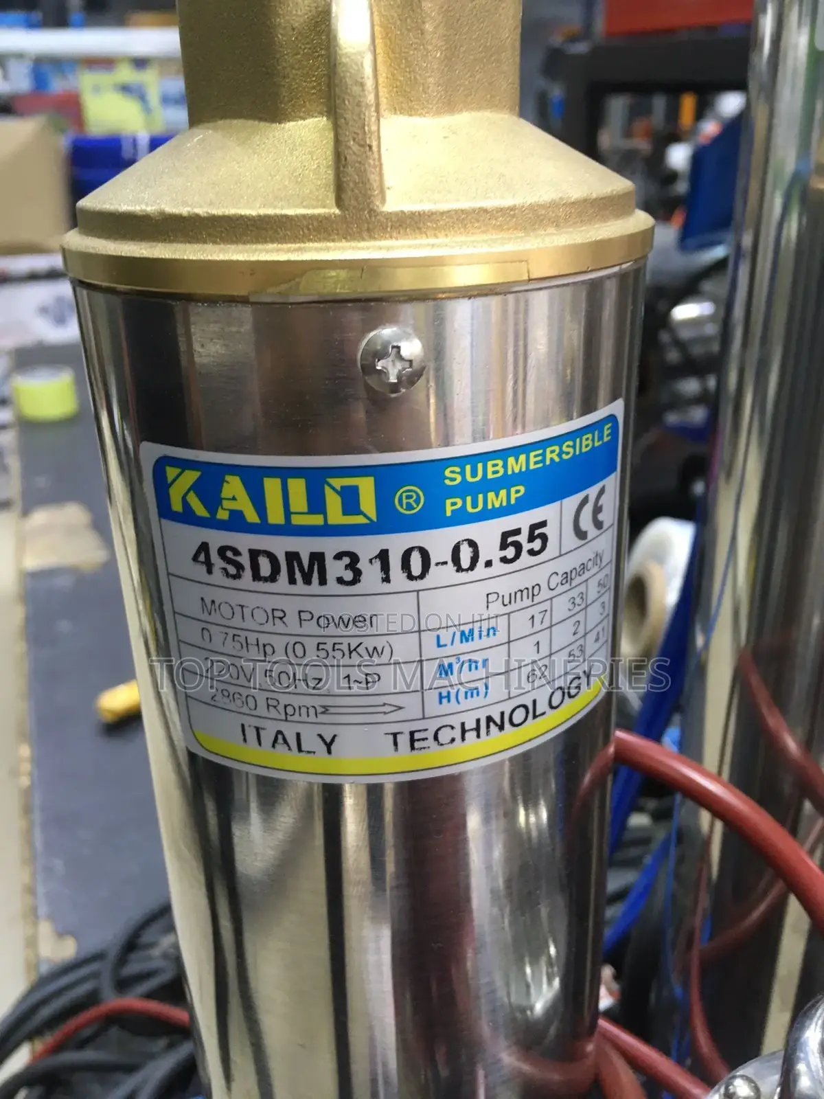 Kailo 0.75hp Submersible Water Pump