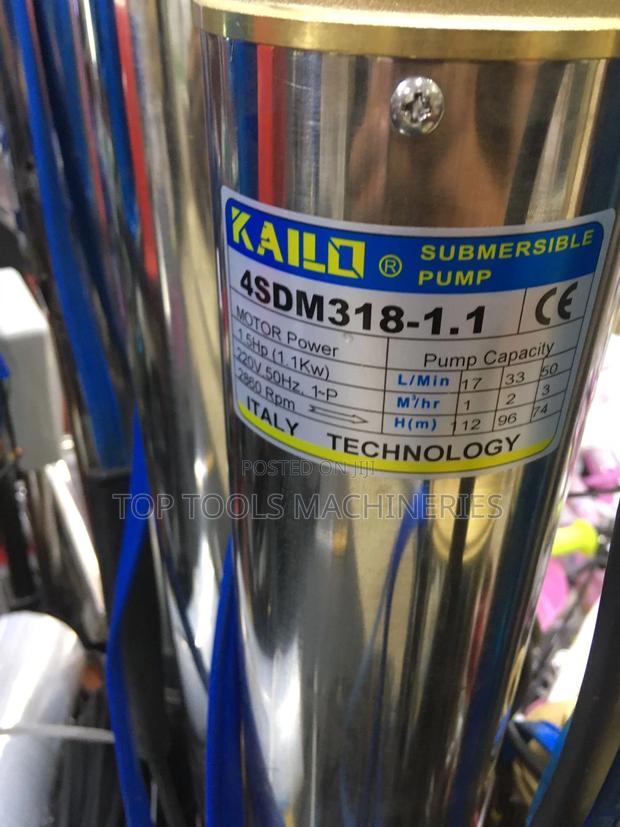Kailo 1.5hp Submersible Water Pump - main view