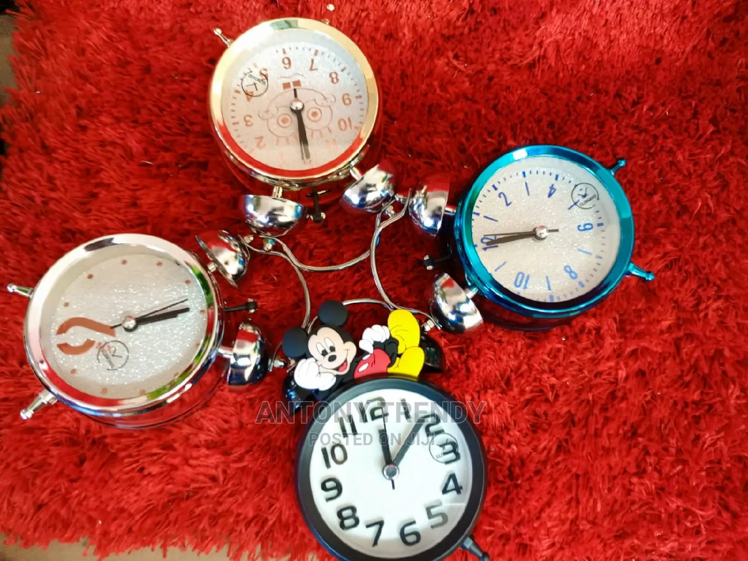 Analog Steel- Twin Bell Alarm Clock