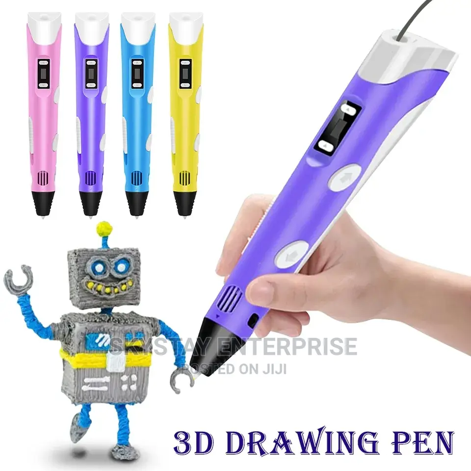 3D Pen Printer With 3colours 9m PLA