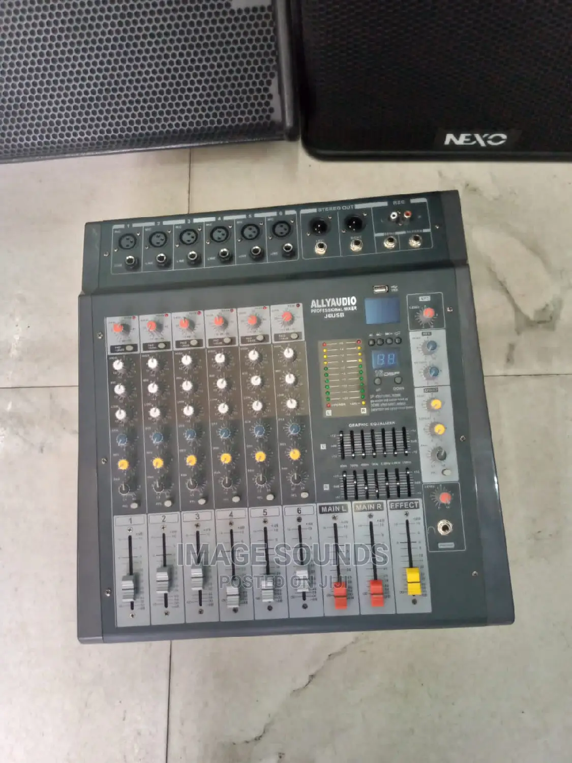 Powered Mixer 6channel- Jp6