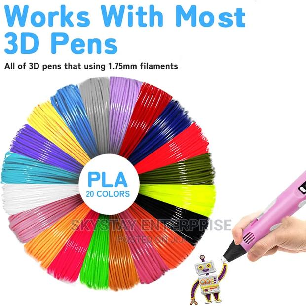 3d Pen PLA Filament 100m 20 Colours - main view