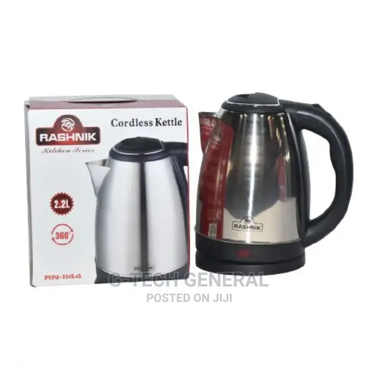 Rashnik Rn-1144-stainless Steel 2.2 Cordless Kettle