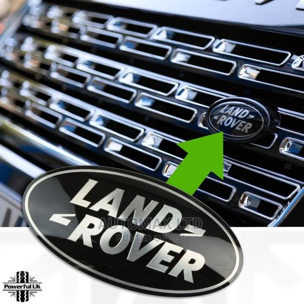 Front or Rear Grille LANDROVER Oval Badge, - main view
