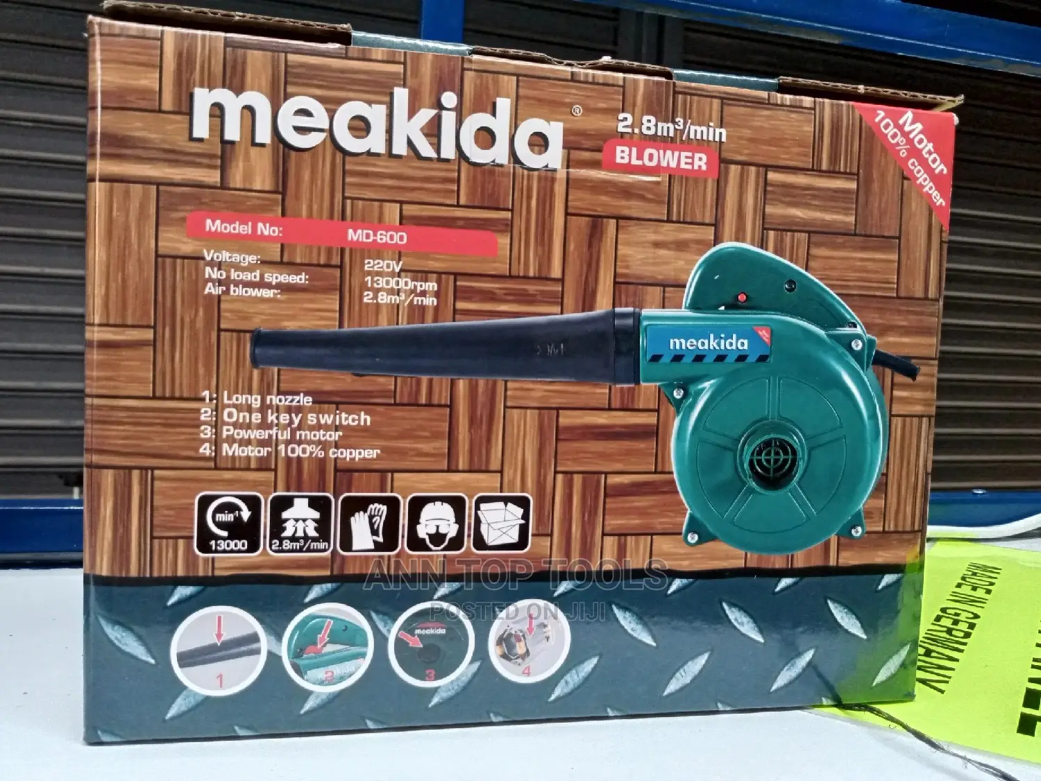 600 Watts Meakida Blower