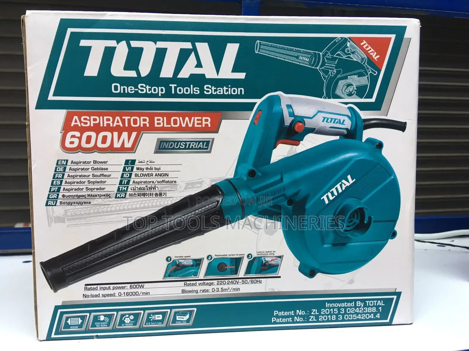 Total 600W Aspirator Blower