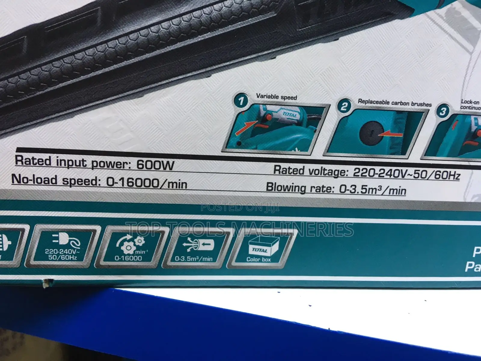 Total 600W Aspirator Blower