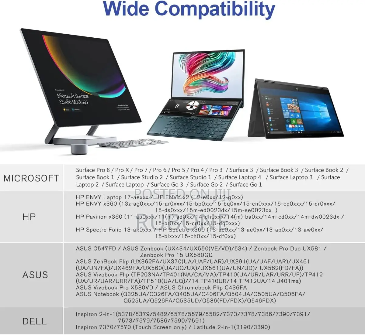 Stylus Pen for Surface and Any Laptop or Tablet