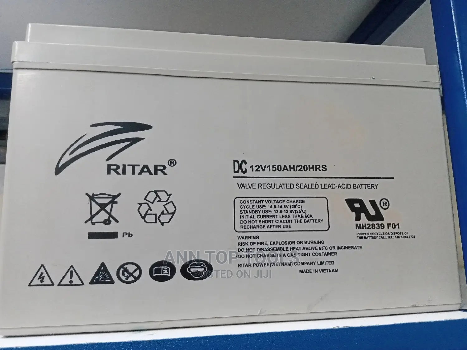 150 Ah Ritar Solar Battery